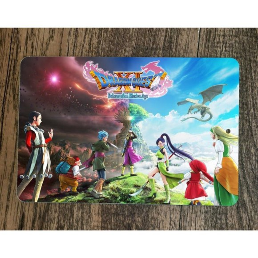Dragon Quest 11 XI 8x12 Metal Wall Sign‎ Video Game Poster